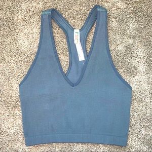NWT 🎉 Free People Crop Top Blue